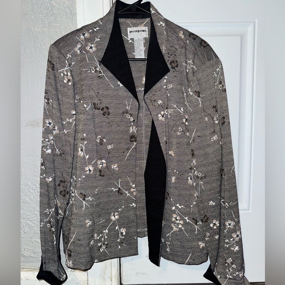 Perceptions Women’s Floral Blazer